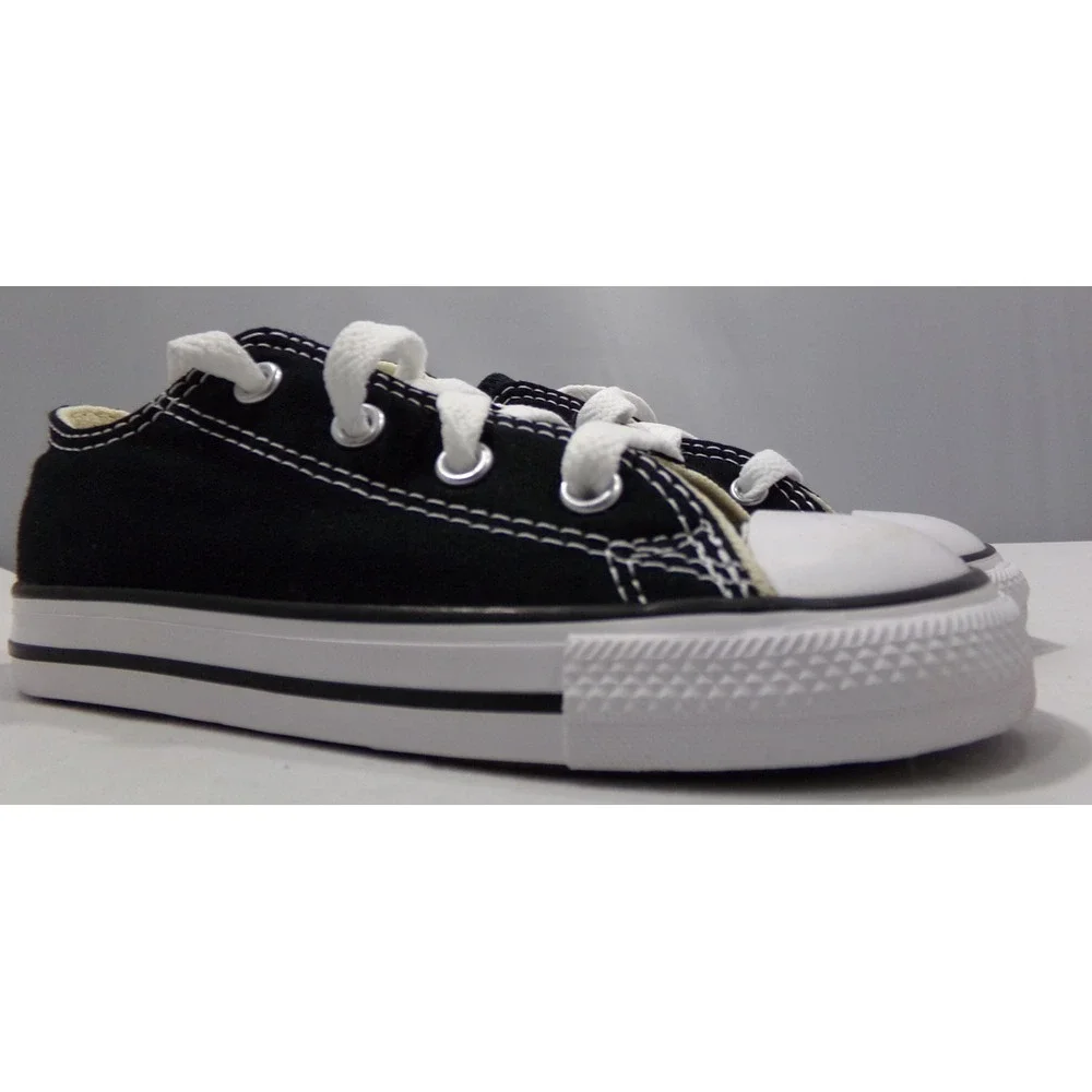 Converse Chuck Taylor All Star Low Top Sneakers Black Size 9 - Picture 2 of 7